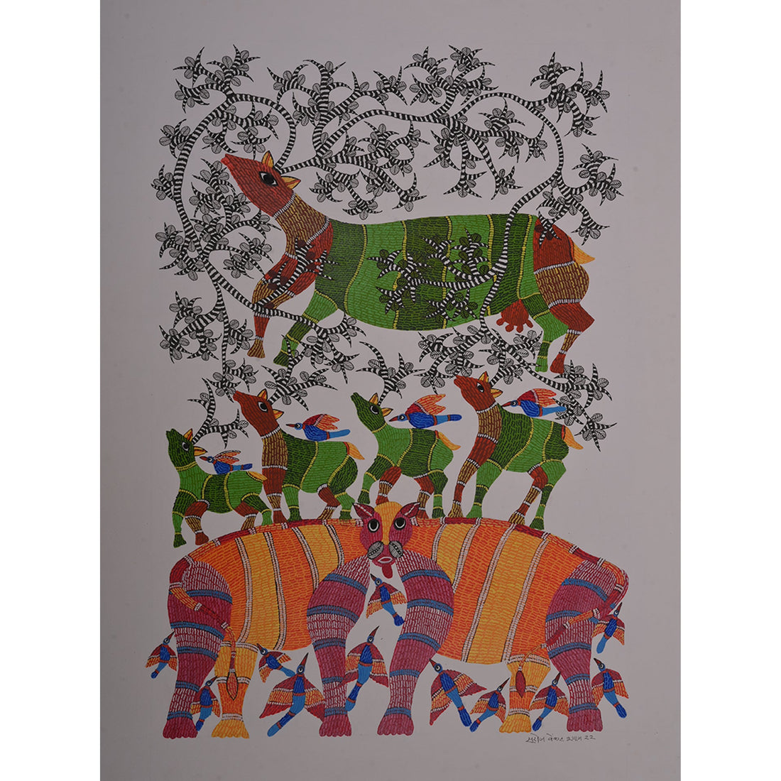 Gond Art Painting: Buy Original Madhya Pradesh Tribal Art Online