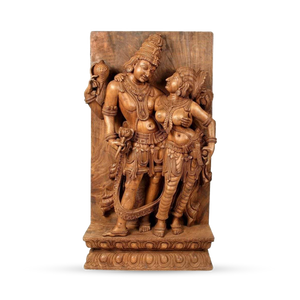 Wood sculpture Madhomala