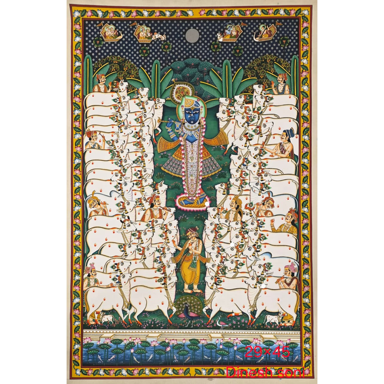 Pichwai - Shrinathji in Pichwai Painting