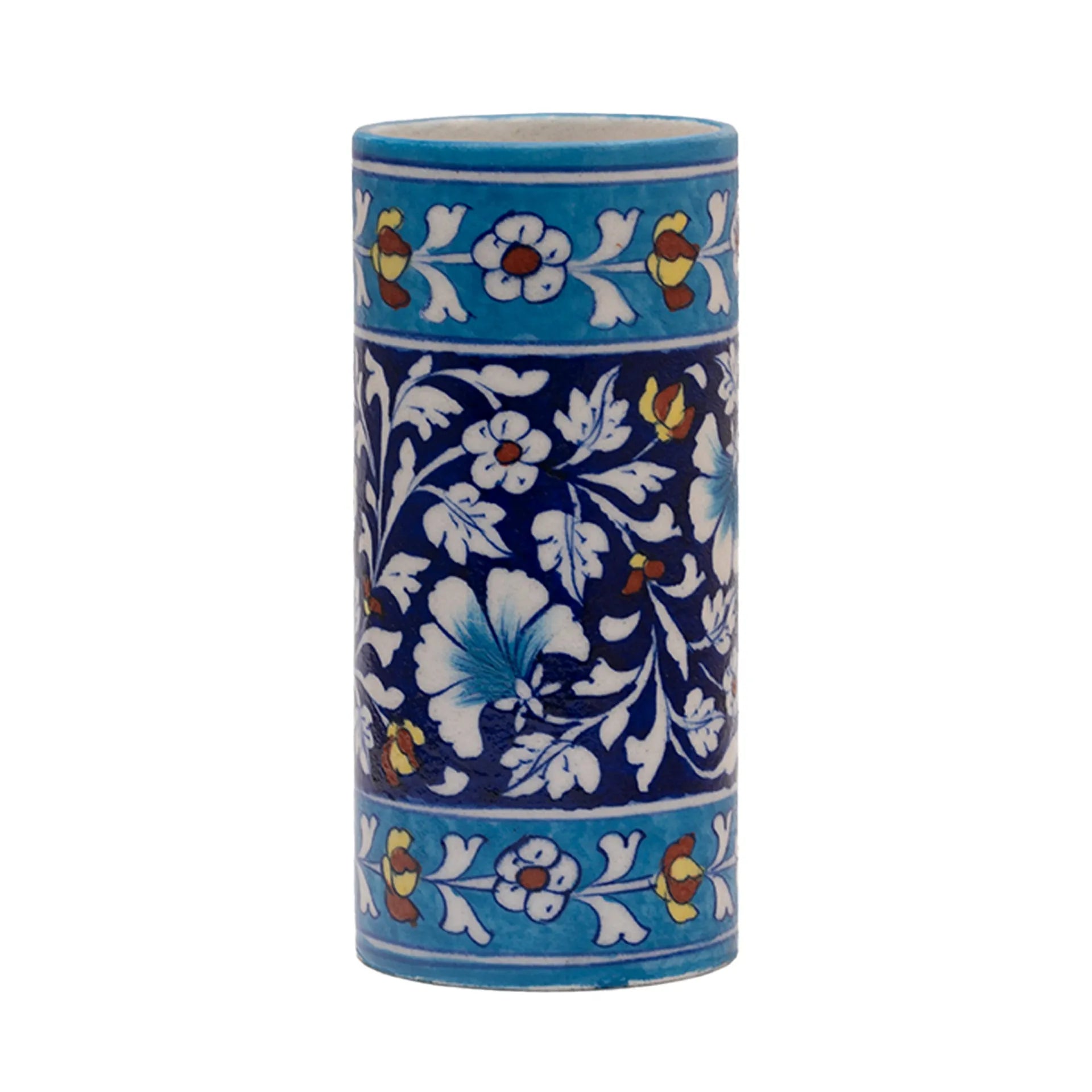 Blue Pottery - CYLINDER 8 INCHES