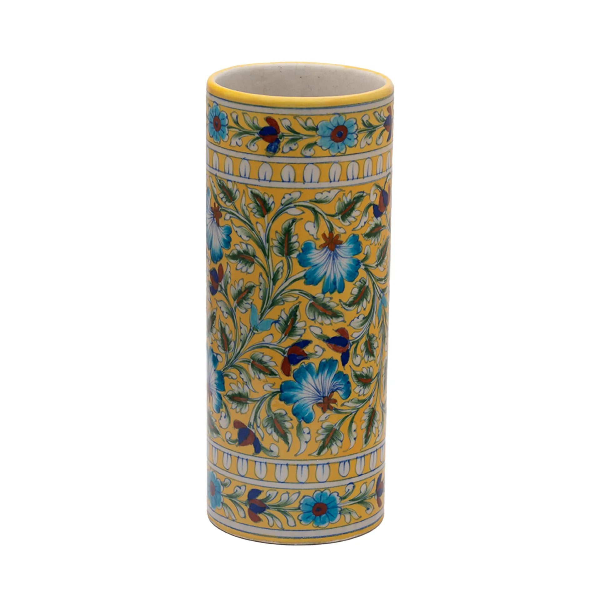 Blue Pottery - CYLINDER 12 INCHES