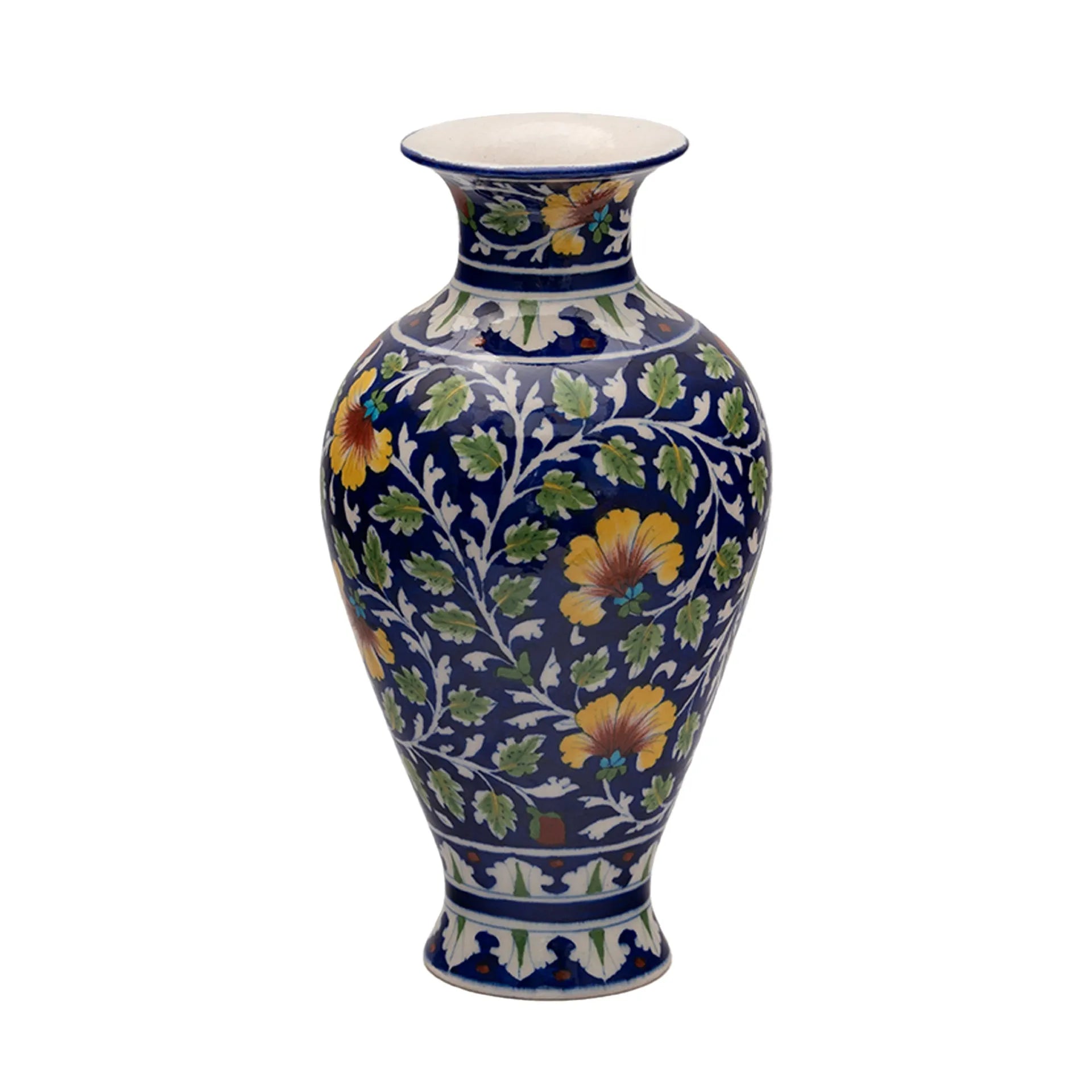 Blue Pottery - SARAS VASE 12 INCHES