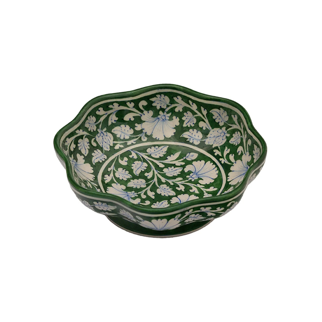Blue Pottery - LOTUS BOWL 9 INCHES