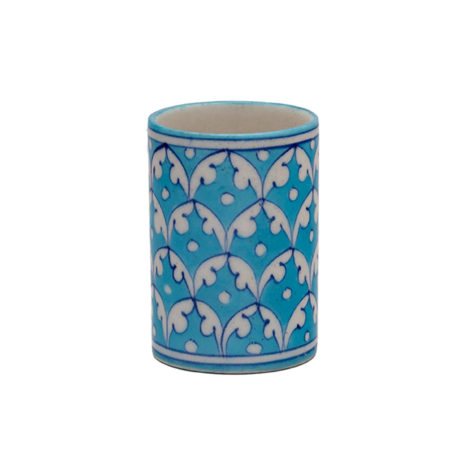 Blue Pottery - PEN STAND 4 INCHES