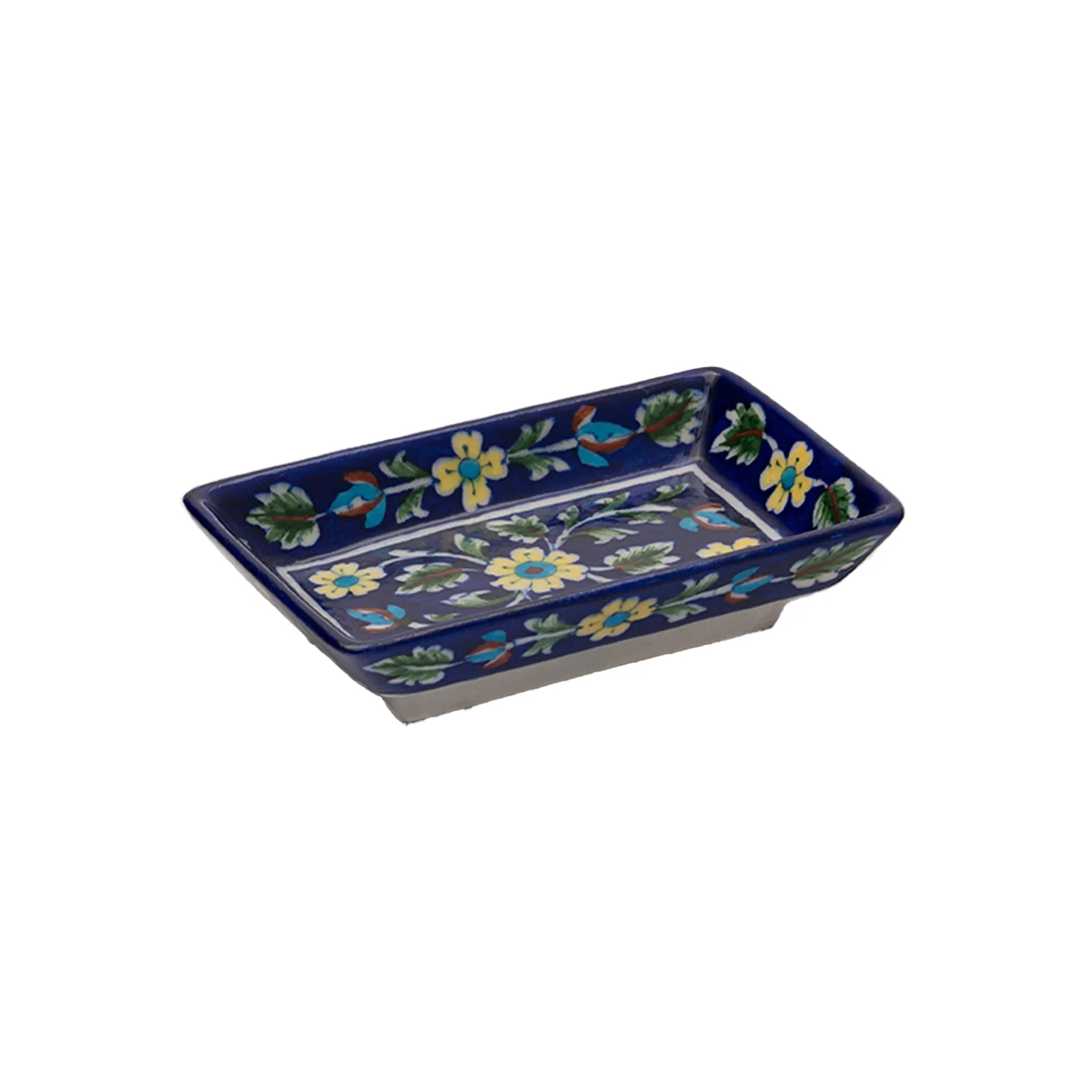 Blue Pottery - TRAY 4 BY 6 INCES