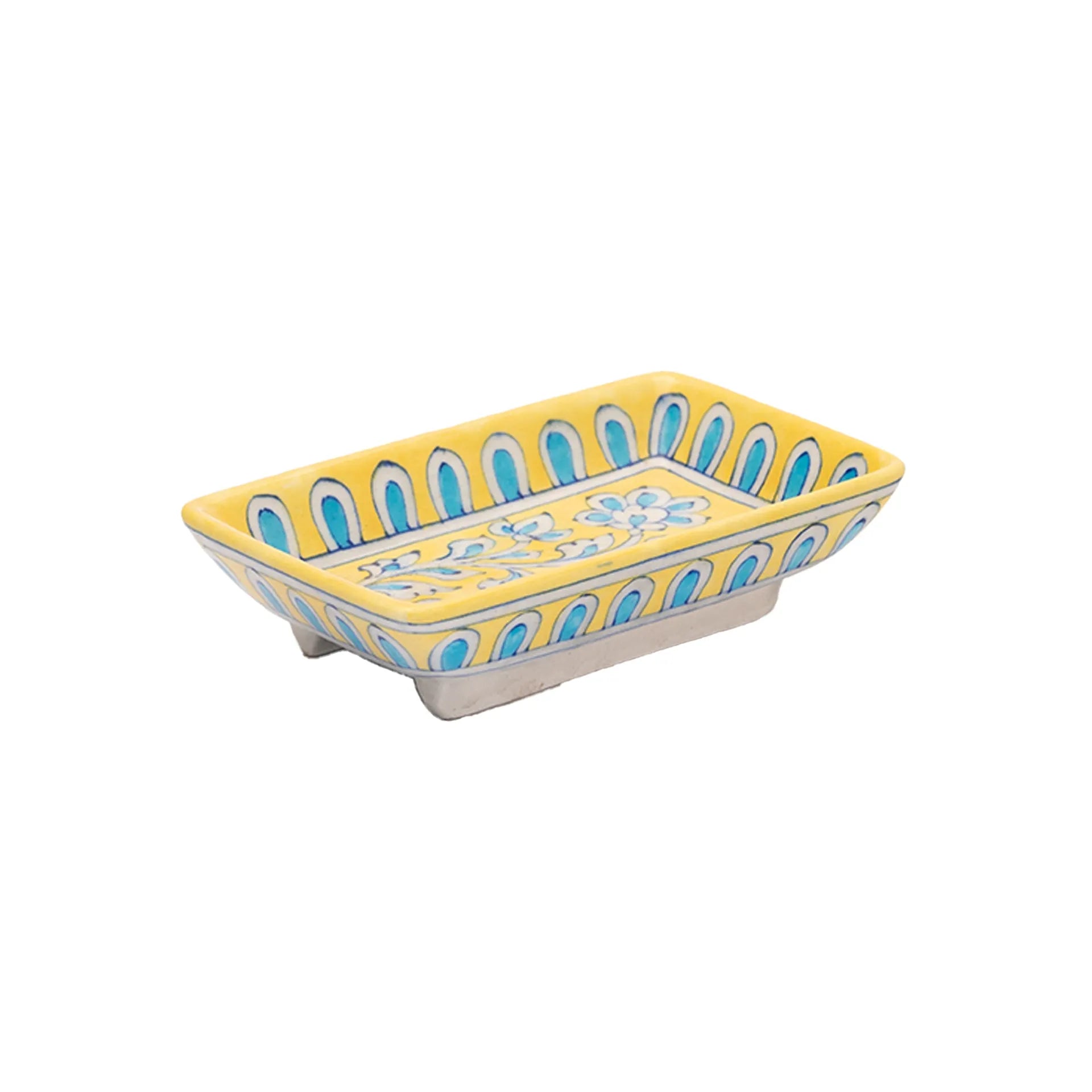 Blue Pottery - TRAY 4 BY 6 INCES