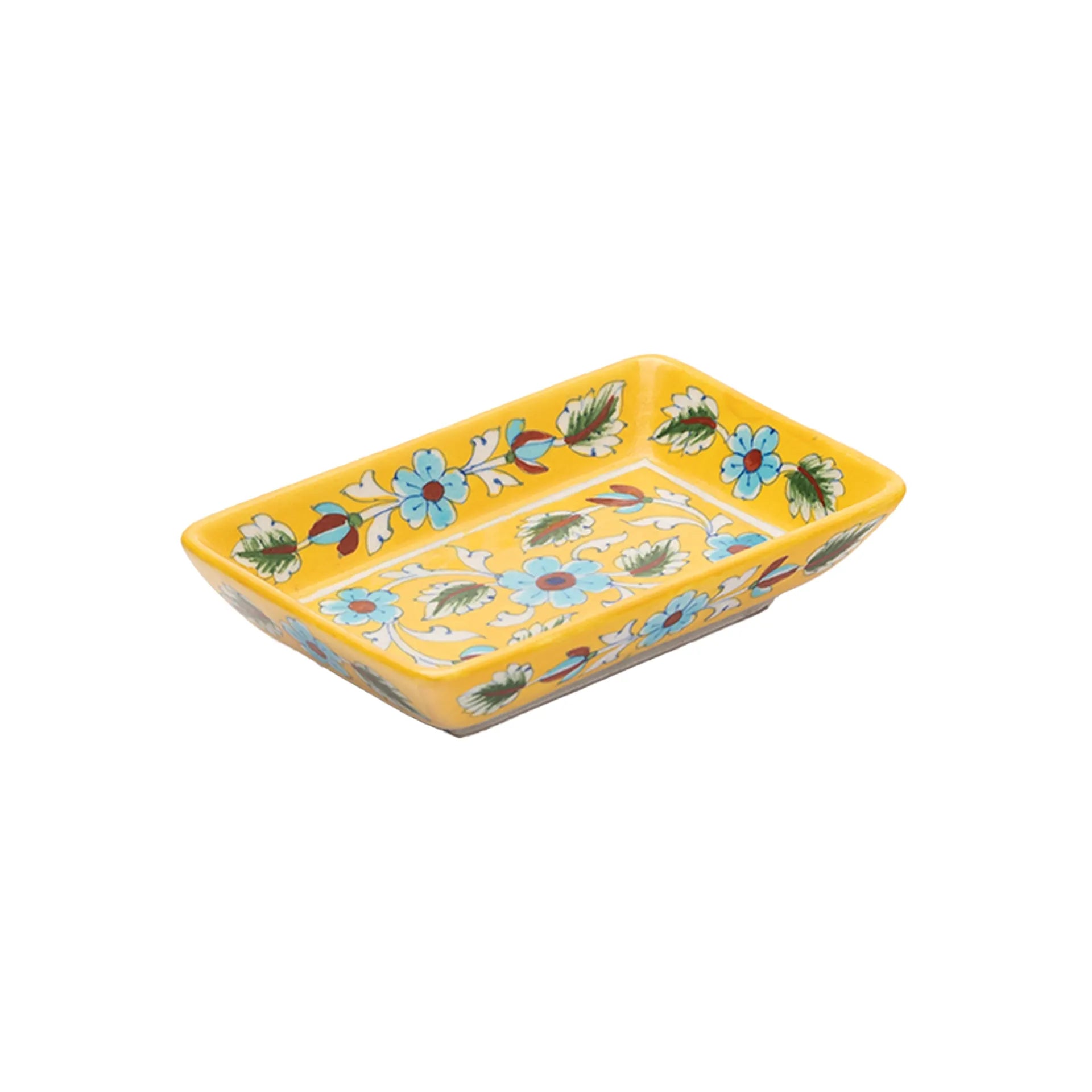 Blue Pottery - TRAY 4 x 6 INCHES