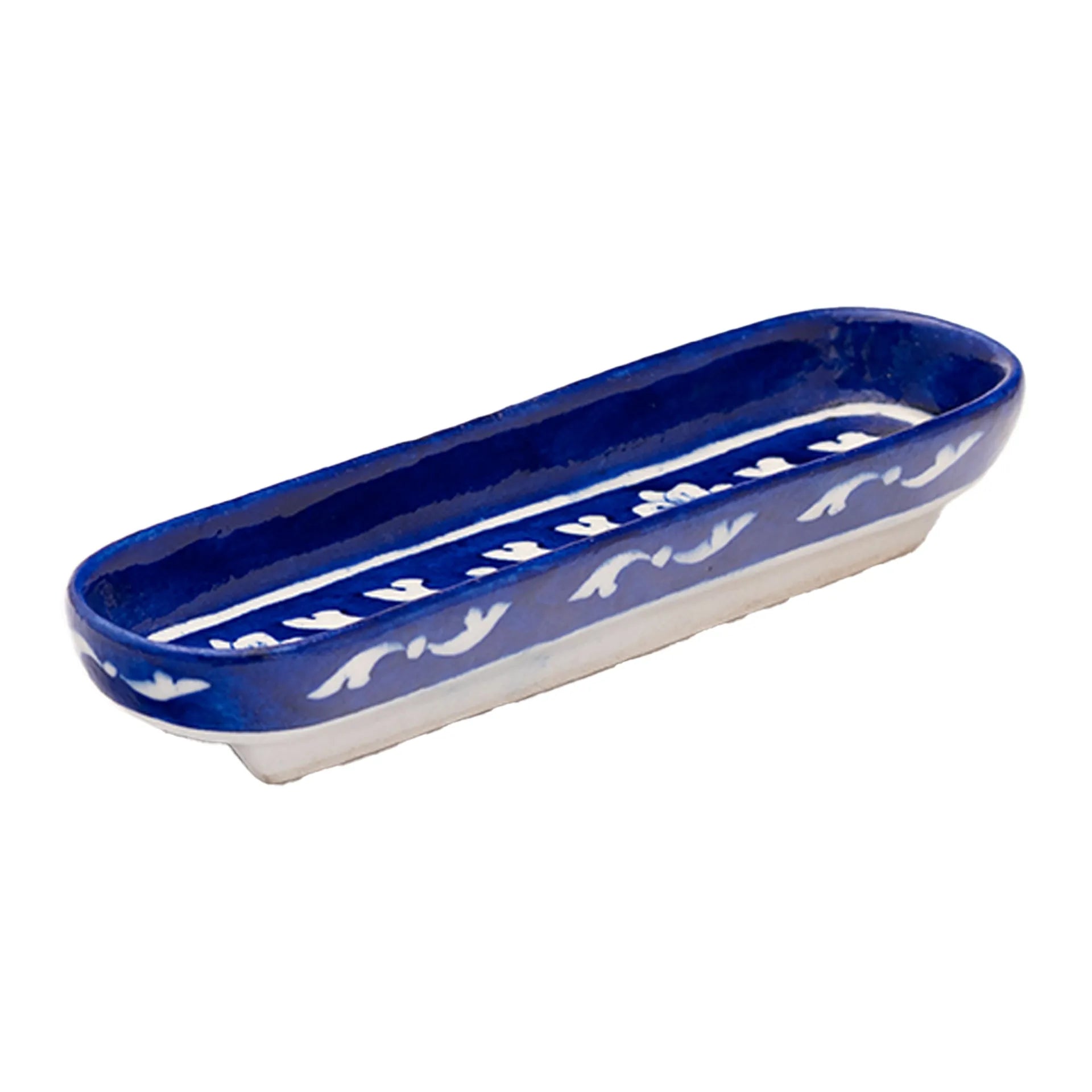 Blue Pottery - TRAY 2 BY 8 INCHES