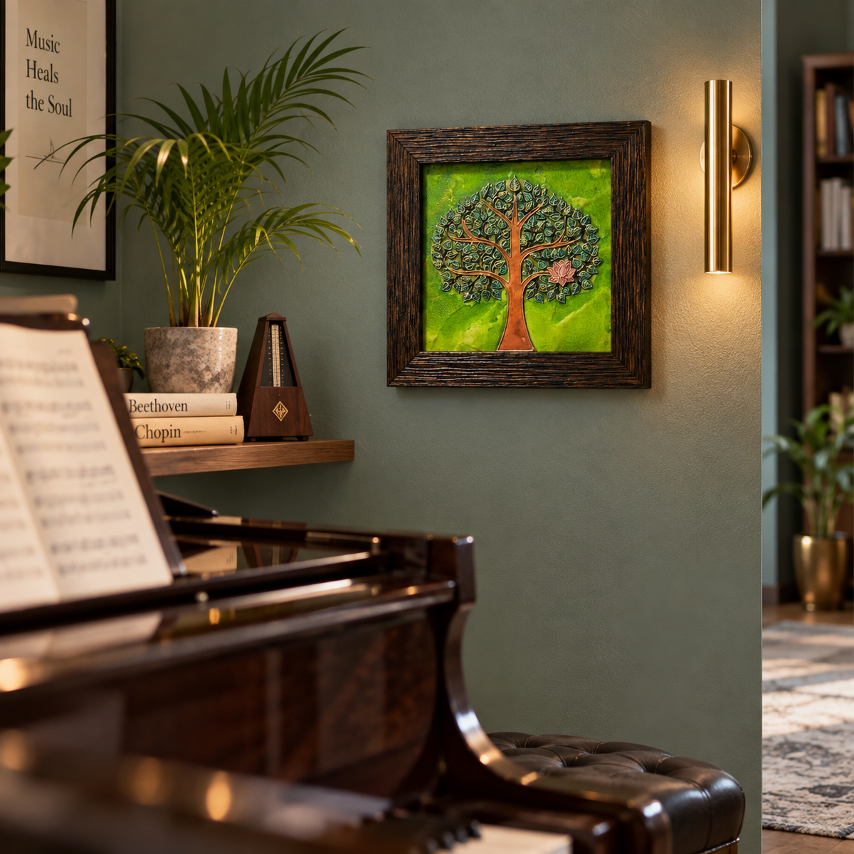 Stone Dust Painting – Tree of Life