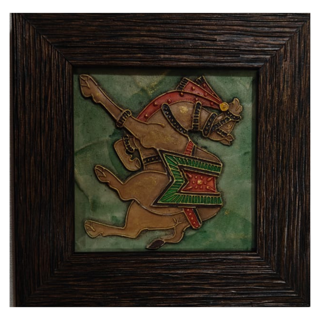 Stone Dust Painting – Decorated Camel