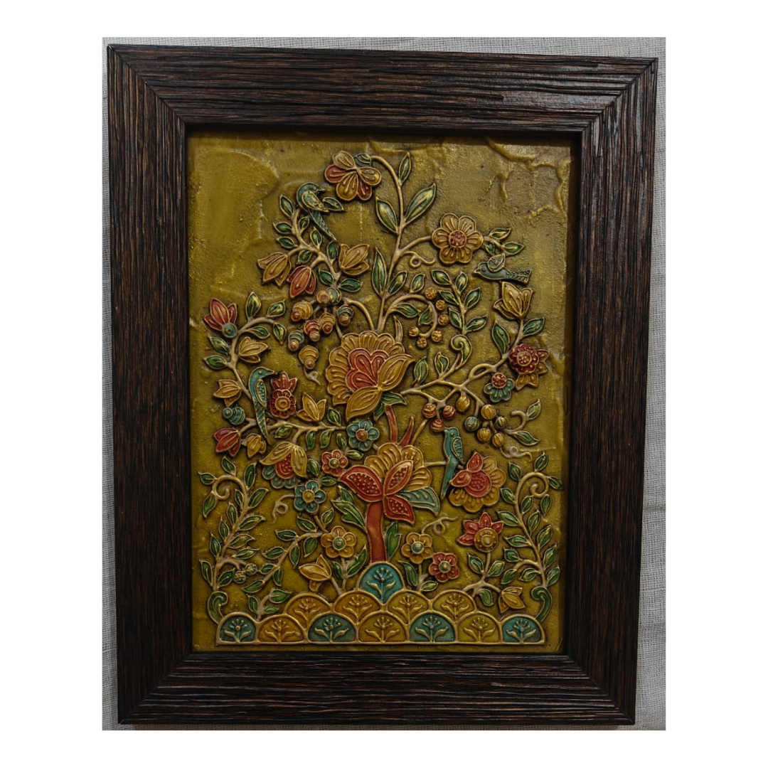 Stone Dust Painting – Flowering Tree of Life