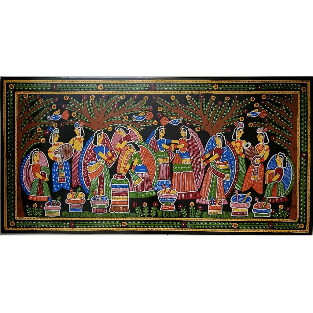 Tikuli - Village dance scene