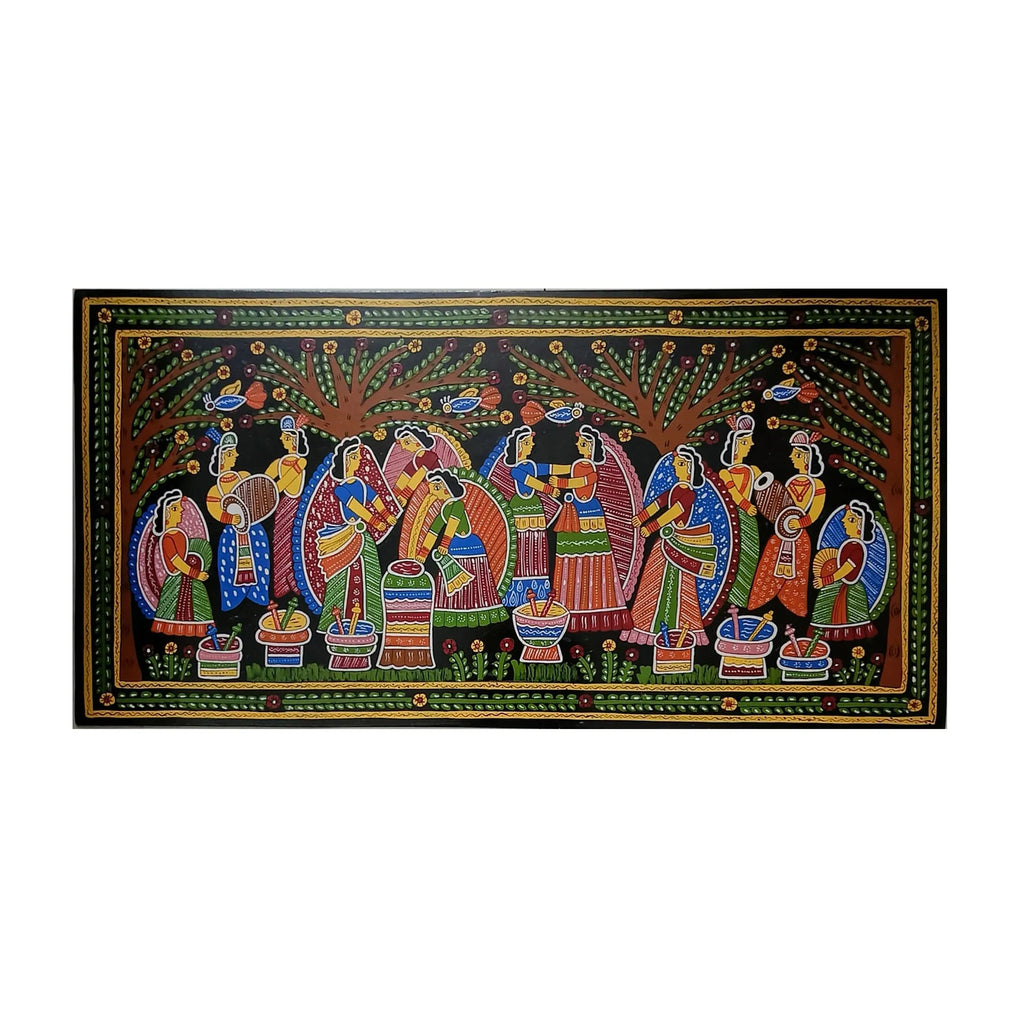 Tikuli - Village dance scene