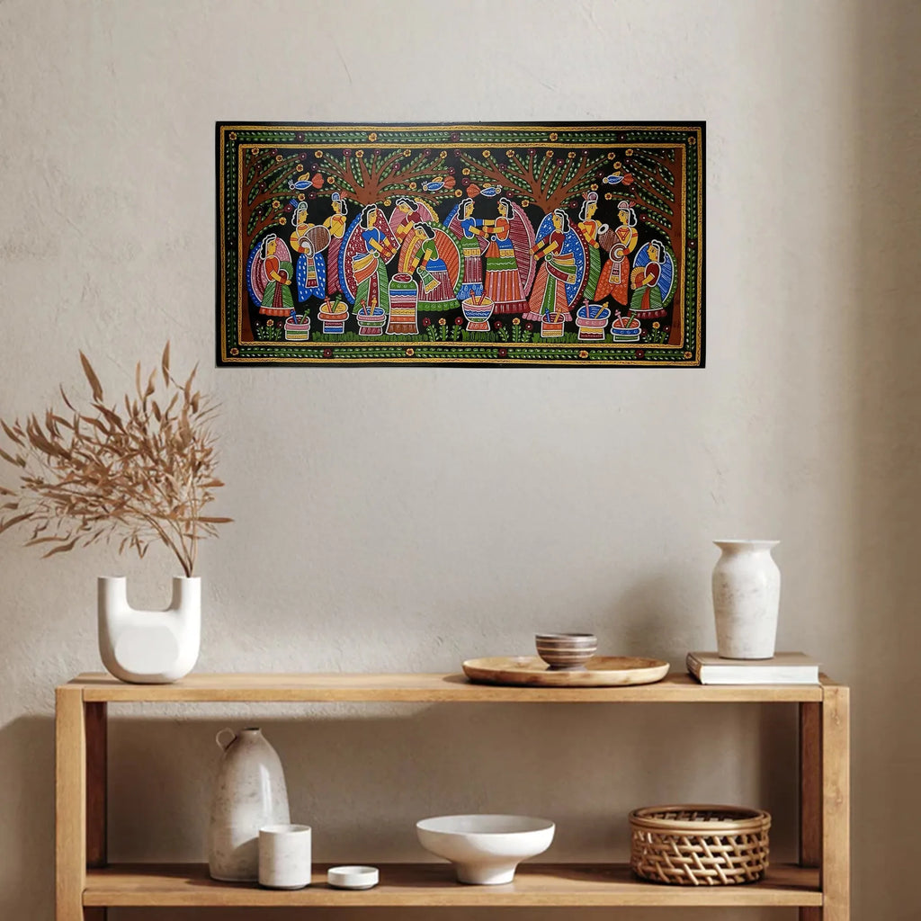 Tikuli - Village dance scene