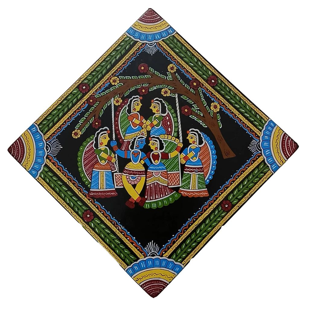 Radha Krishna on Jhoola