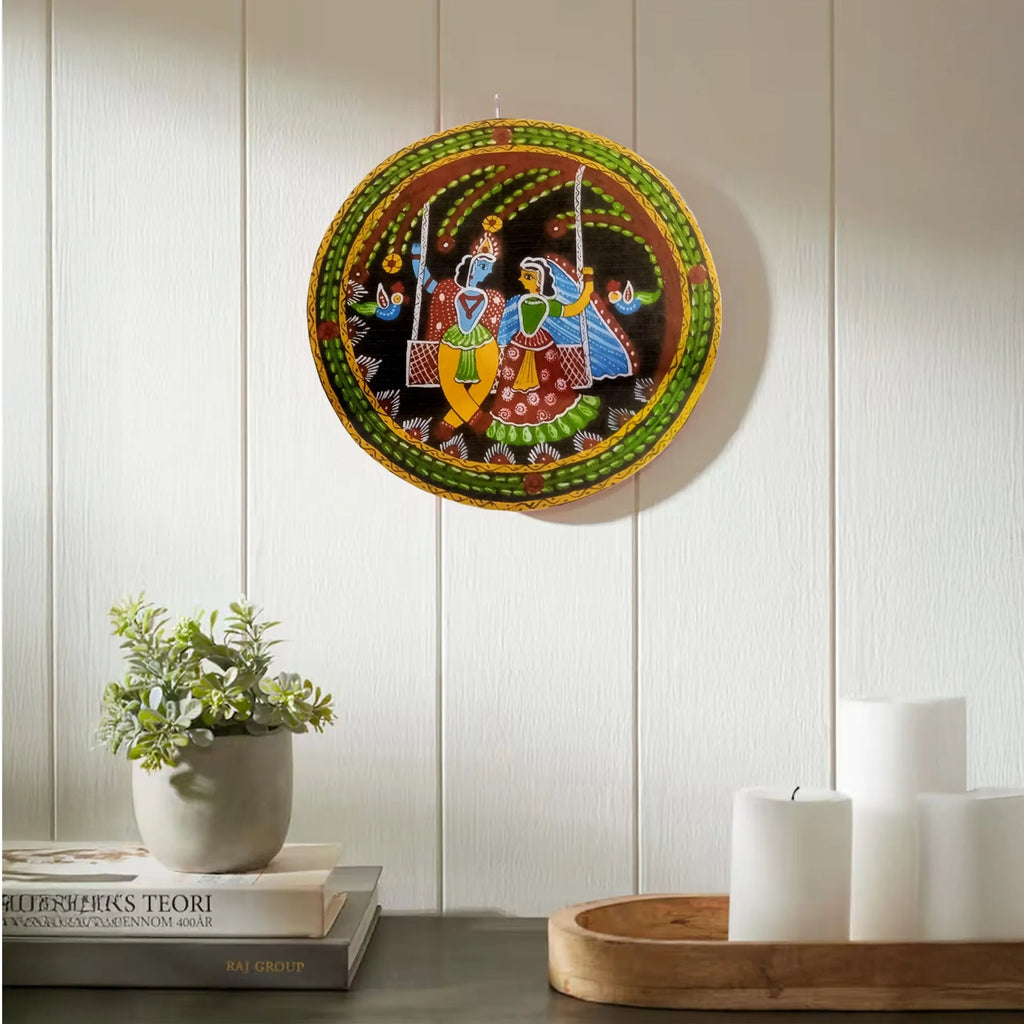 Radha Krishna on Jhoola
