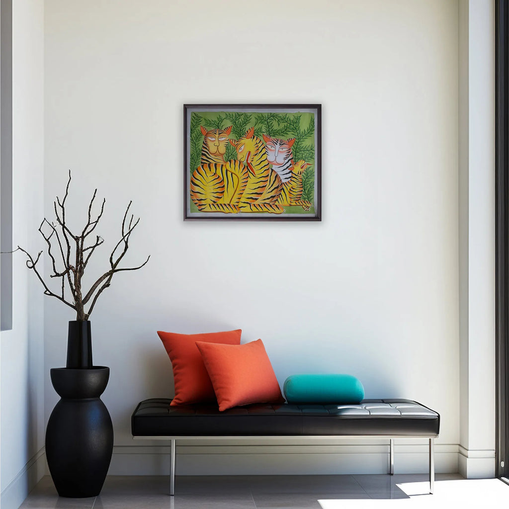 Kalighat - Tiger family