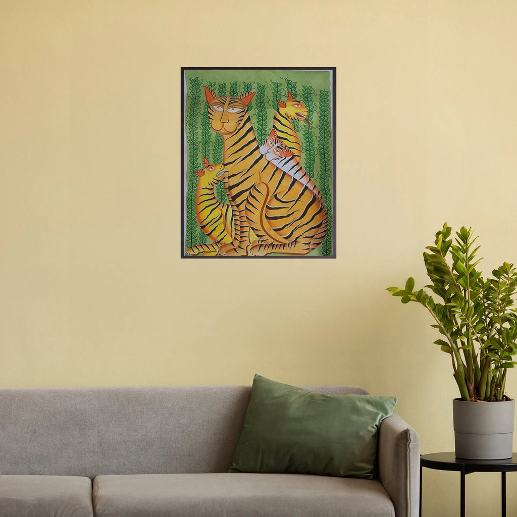Kalighat - Tiger family