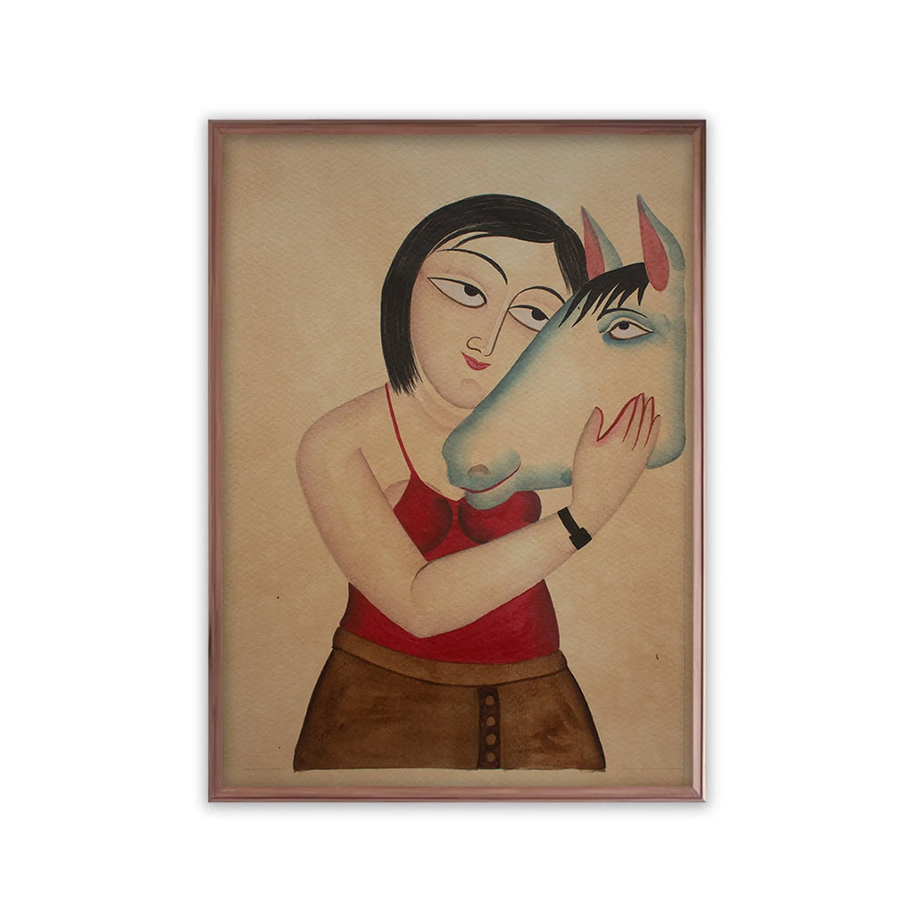 Kalighat - Modern lady