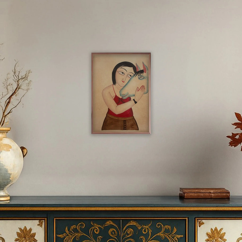 Kalighat - Modern lady
