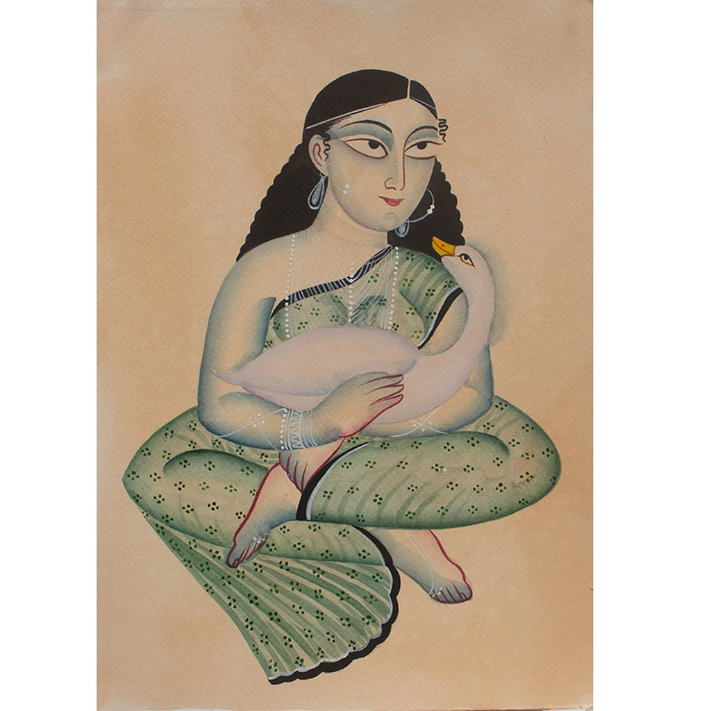 Kalighat - Lady with duck