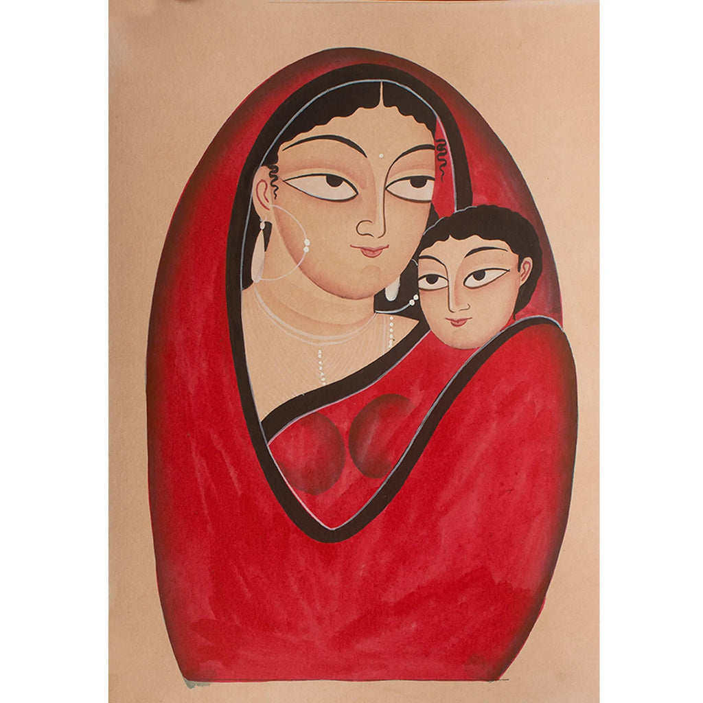 Kalighat - Mother and child