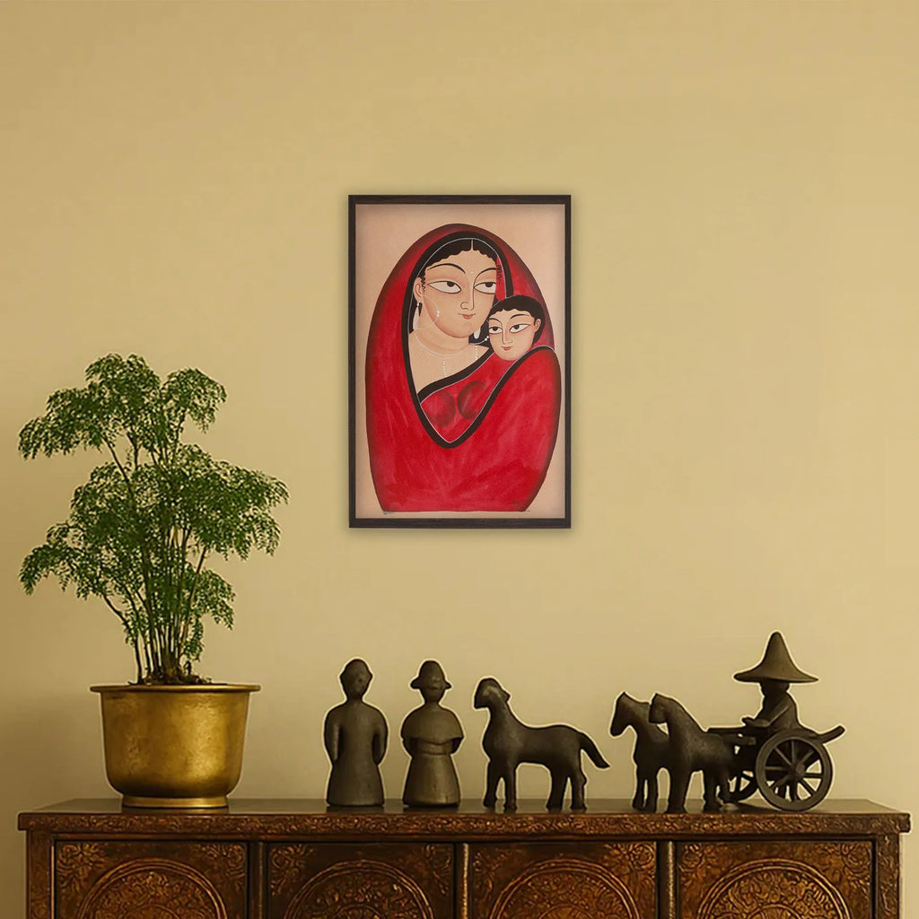 Kalighat - Mother and child