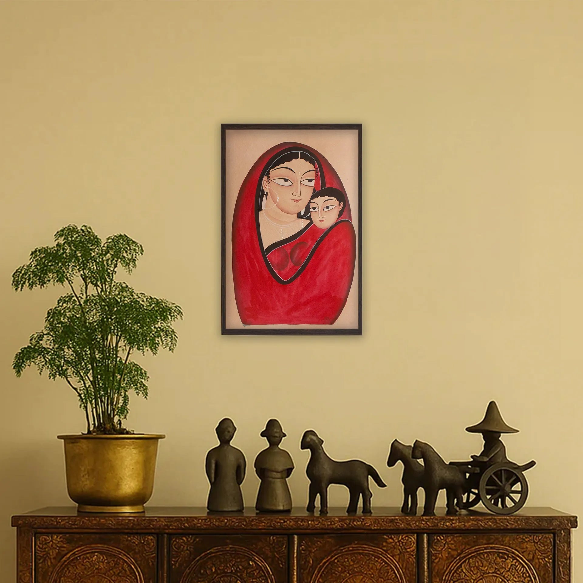 Kalighat - Mother and child