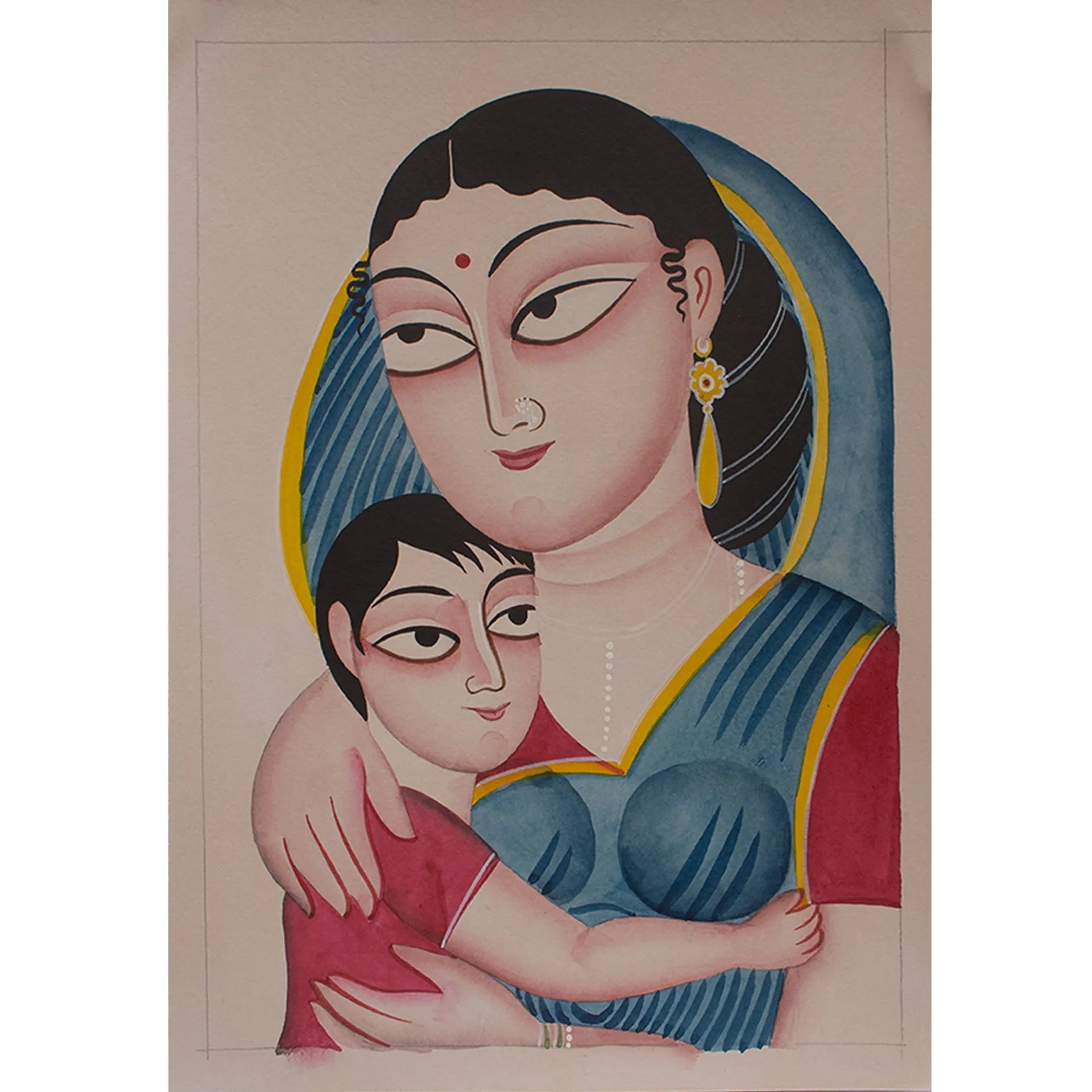 Kalighat - Mother and child