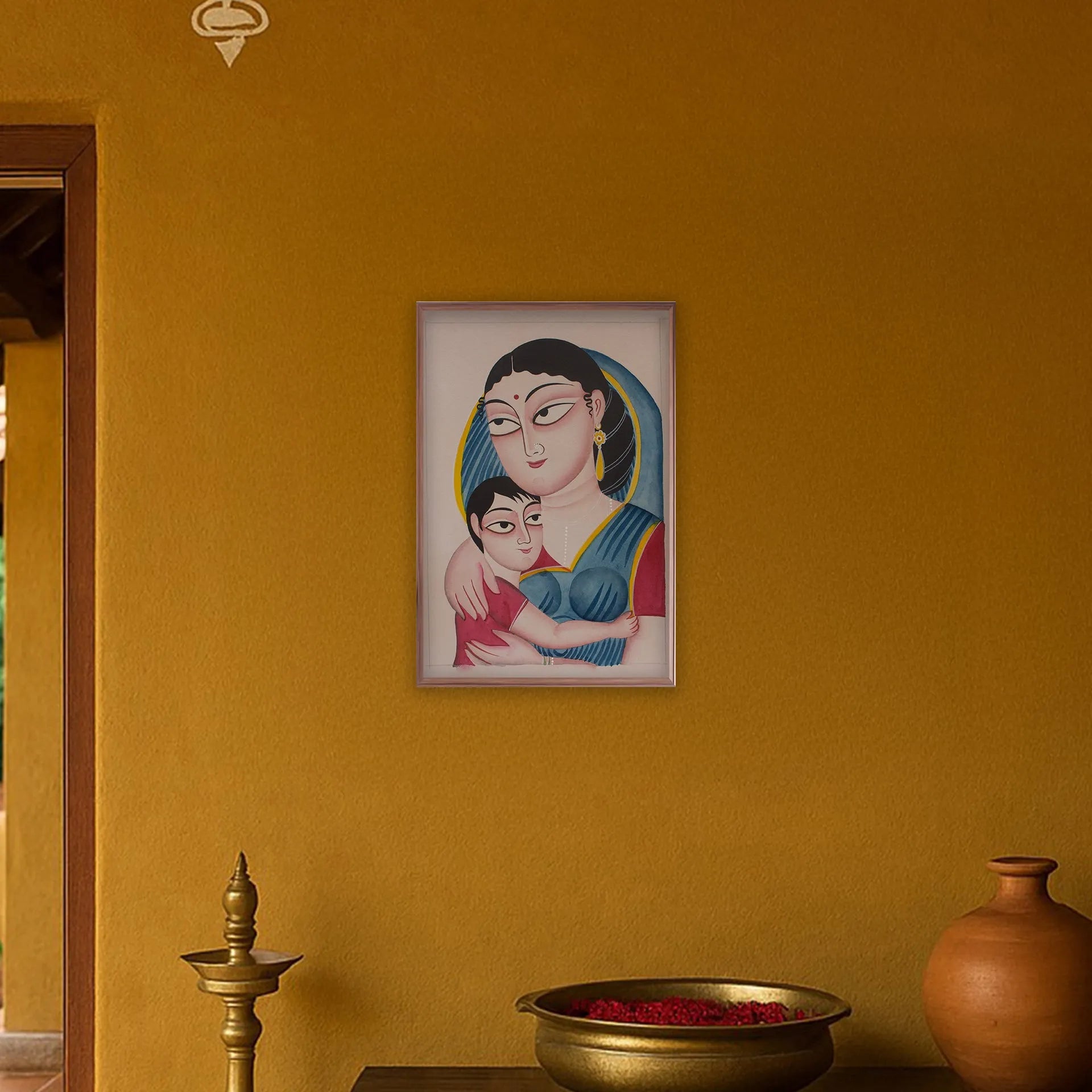 Kalighat - Mother and child