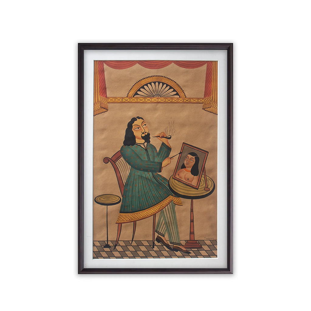 Kalighat - The painter Bengali Babu