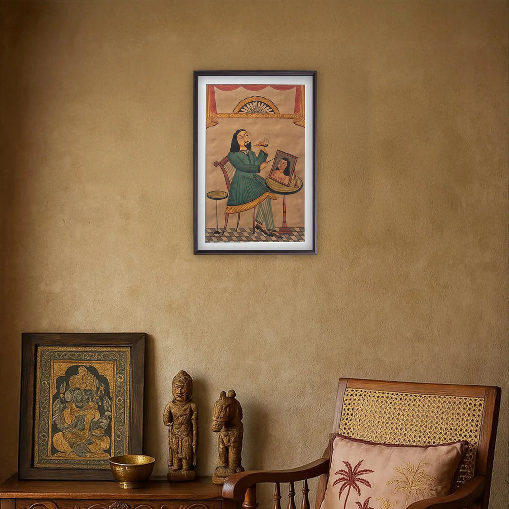 Kalighat - The painter Bengali Babu