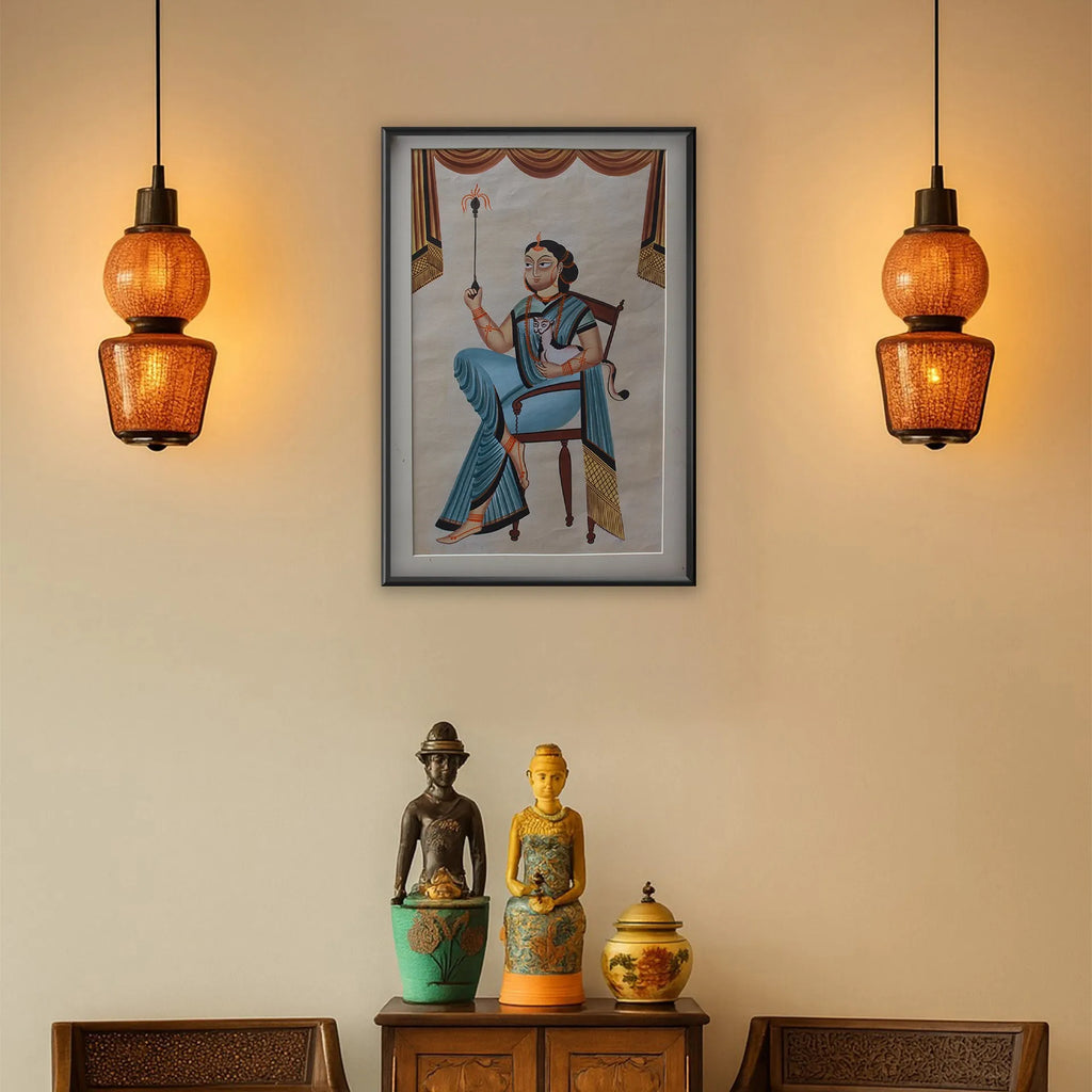 Kalighat - Bengali Biwi wih hookah