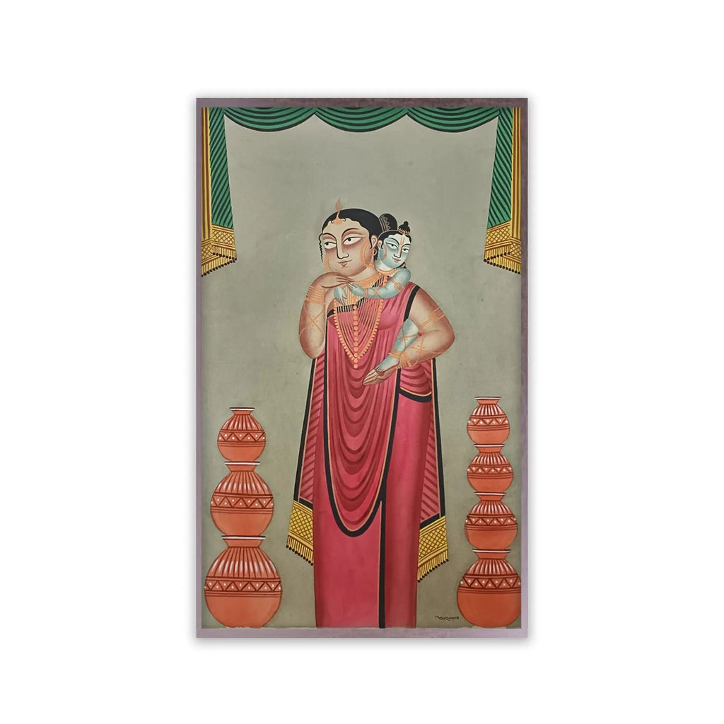 Kalighat - Yashoda and Bal Krishna