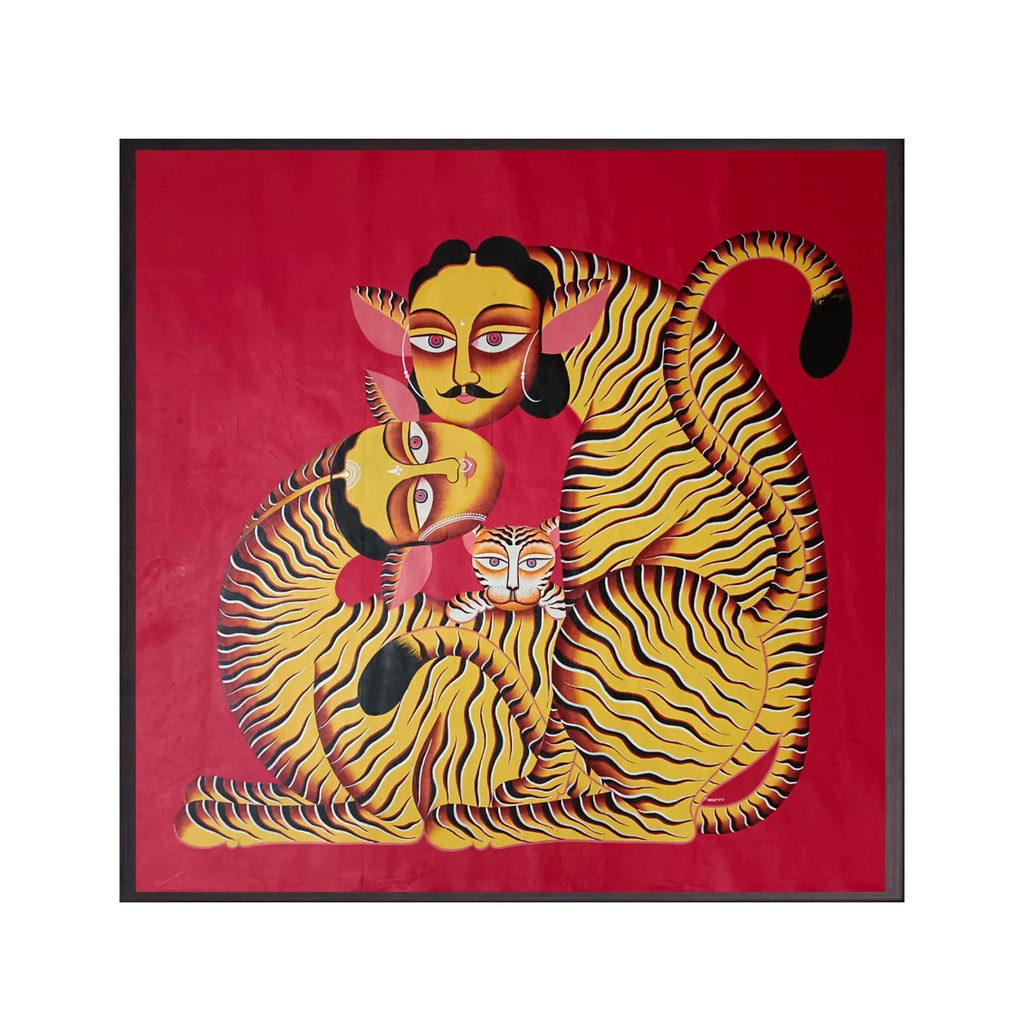 Kalighat - Tiger family
