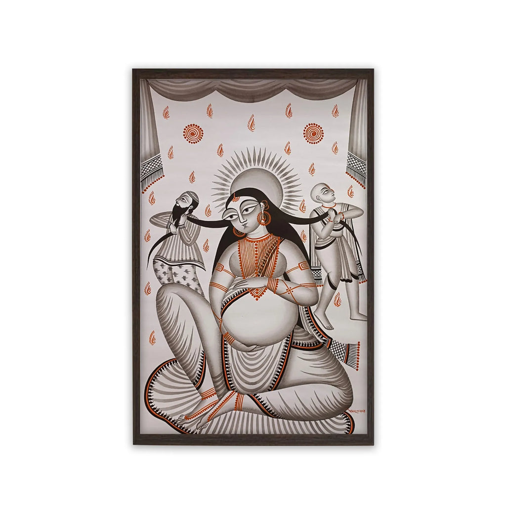 Kalighat - Bharat Mata- nurtures her chindren in womb and those children fight for her in the name of religion