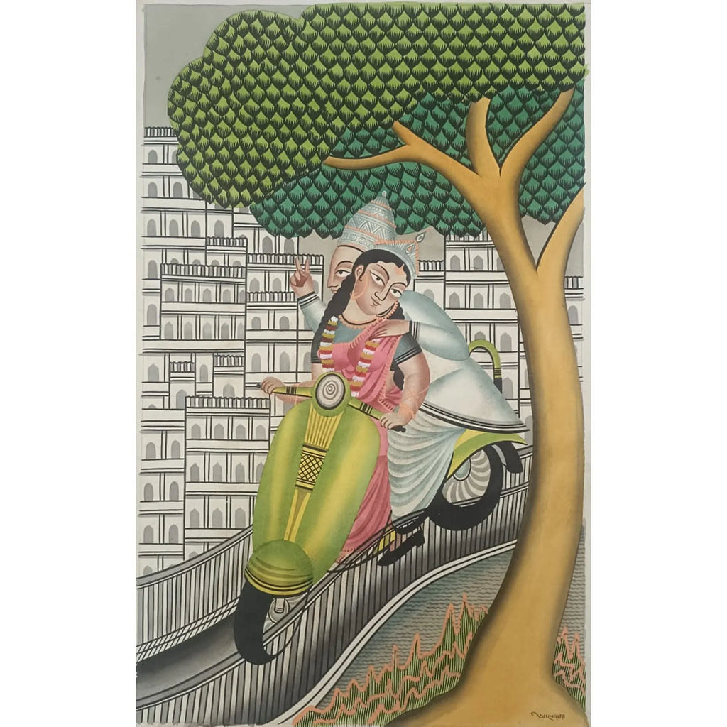 Kalighat - Modern wedding of babu biwi