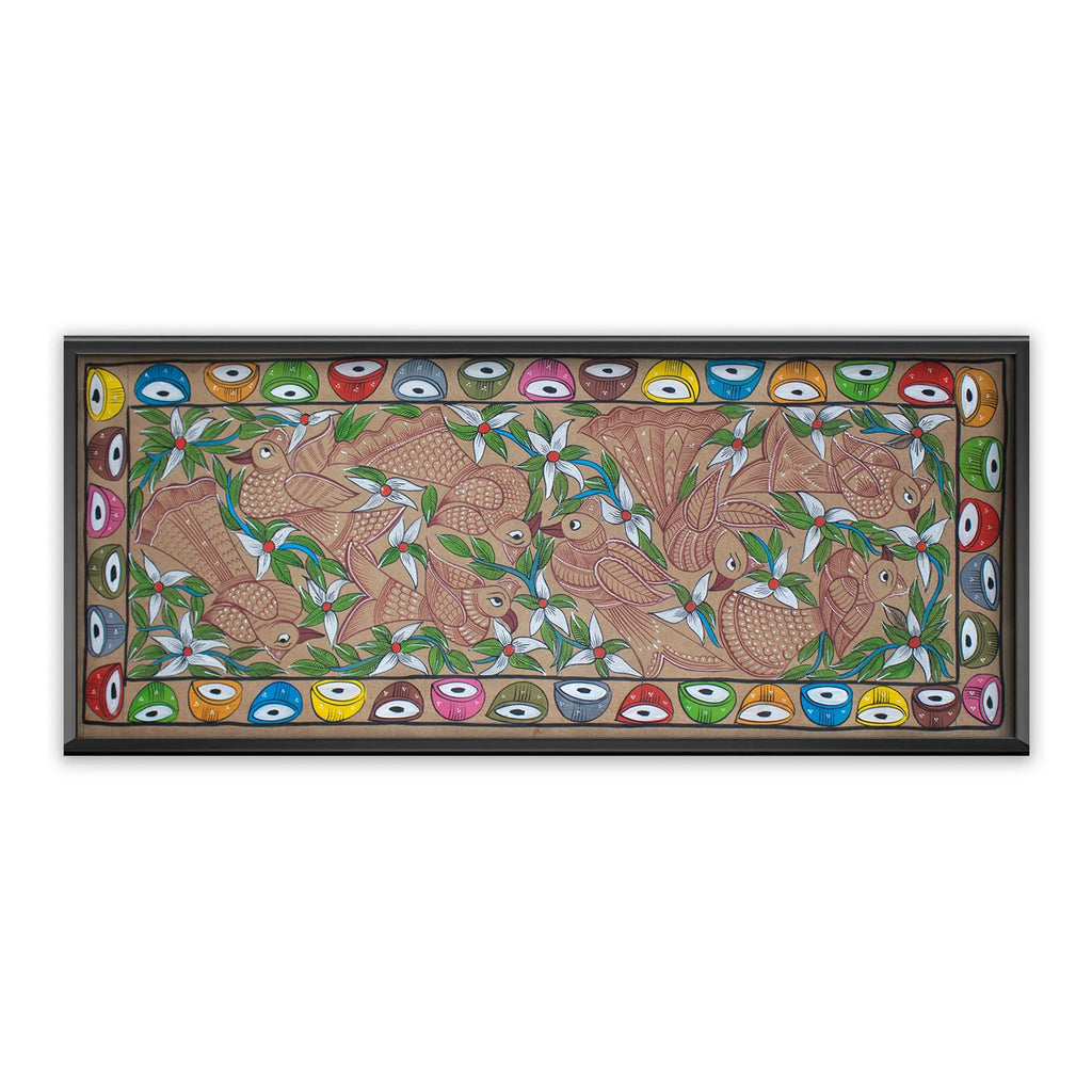 Bengal Pattachitra - Birds
