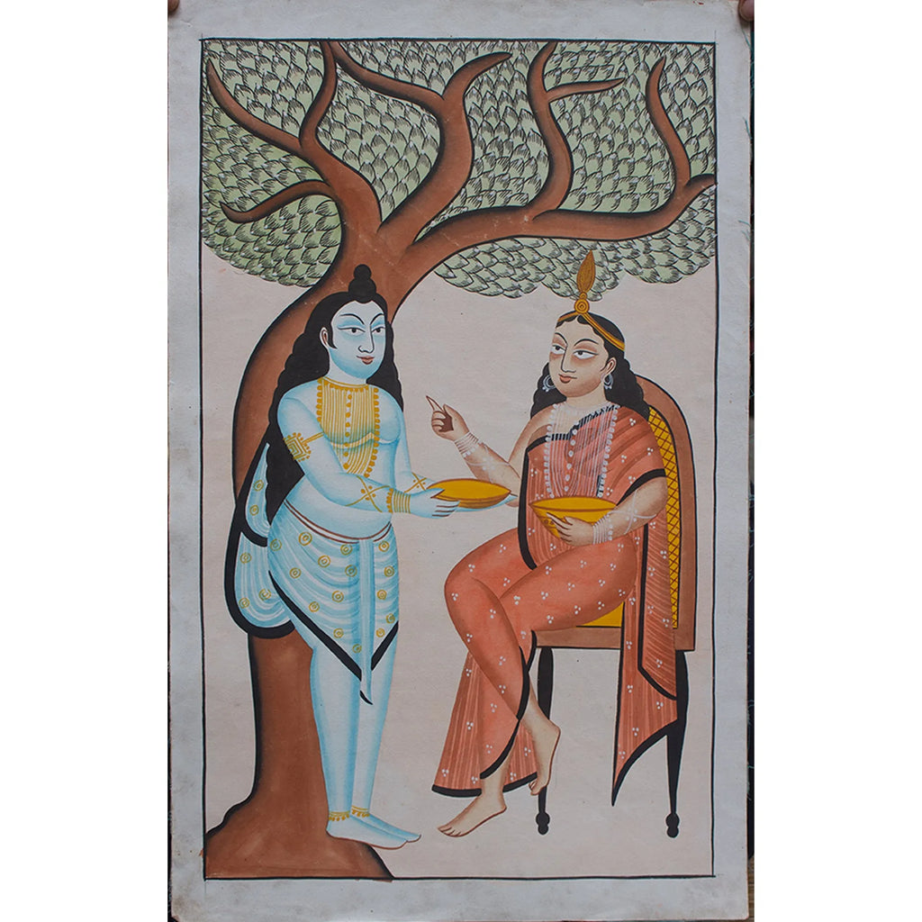 Kalighat - Babu Biwi style- Shiv Parvati