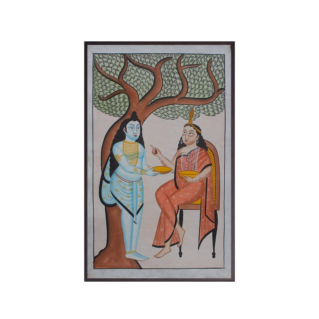 Kalighat - Babu Biwi style- Shiv Parvati