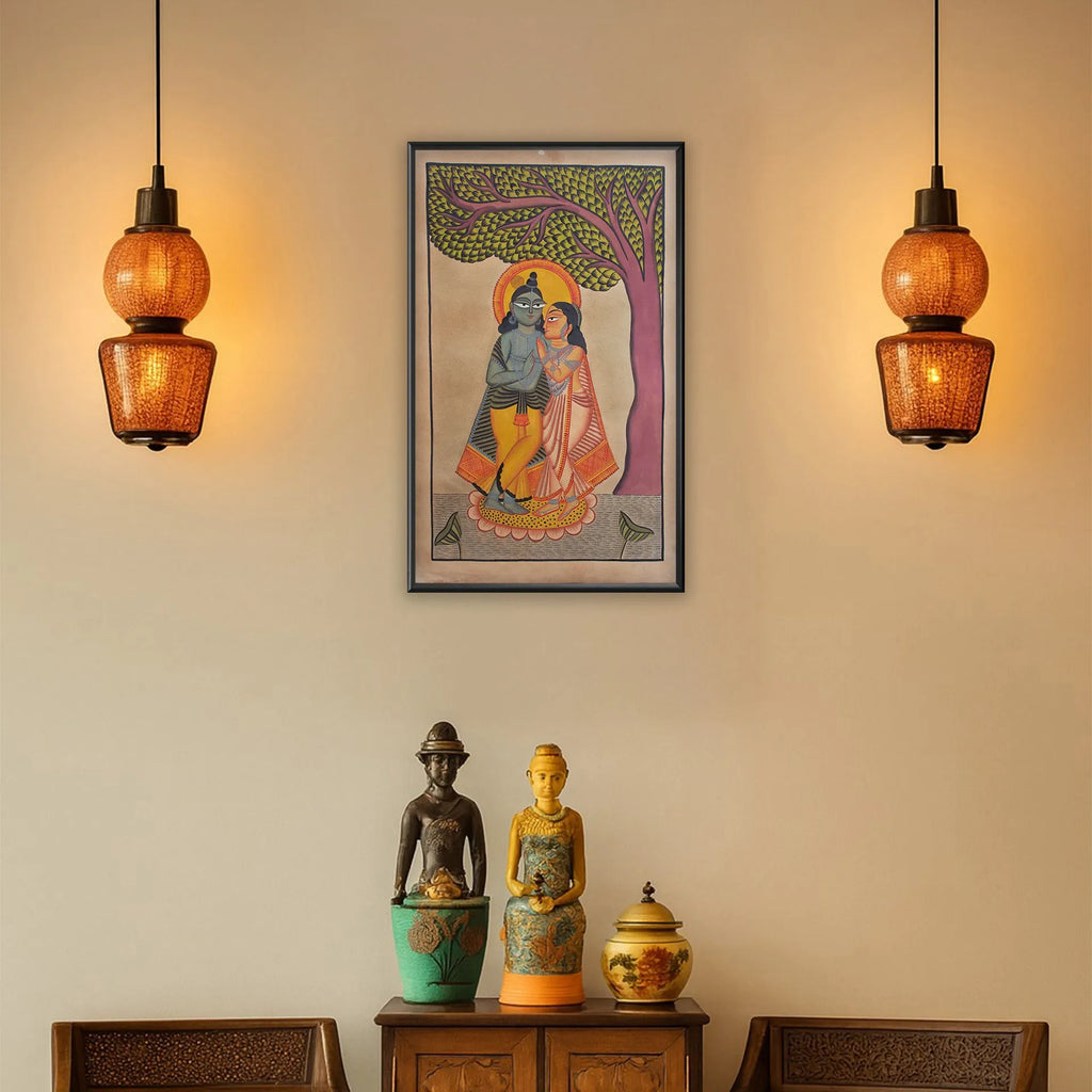 Kalighat - Babu Biwi style- Radha Krishna