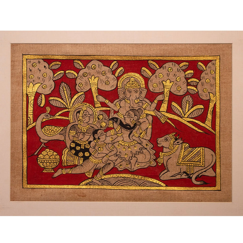 Phad - Medium traditional Phad with golden touch