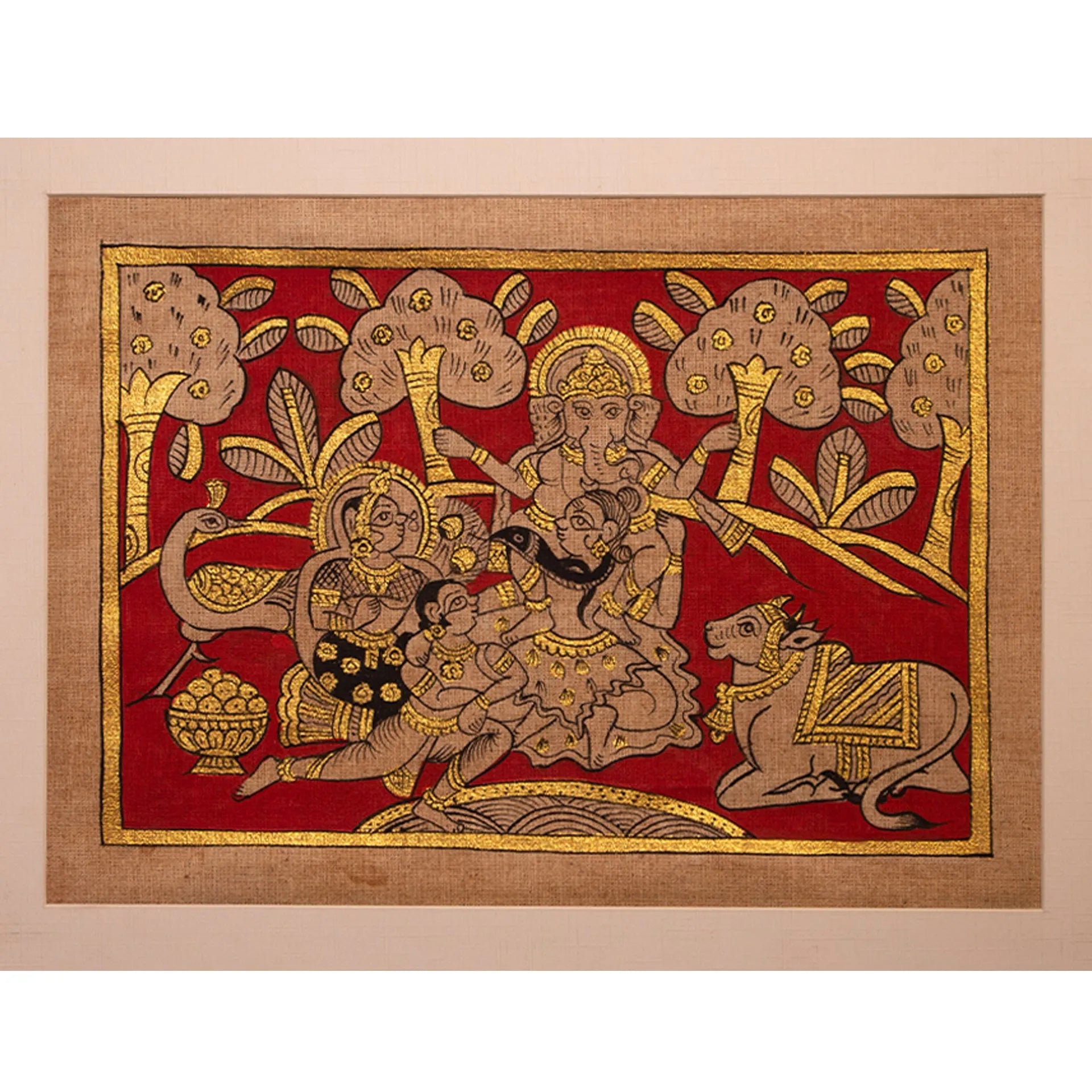Phad - Medium traditional Phad with golden touch