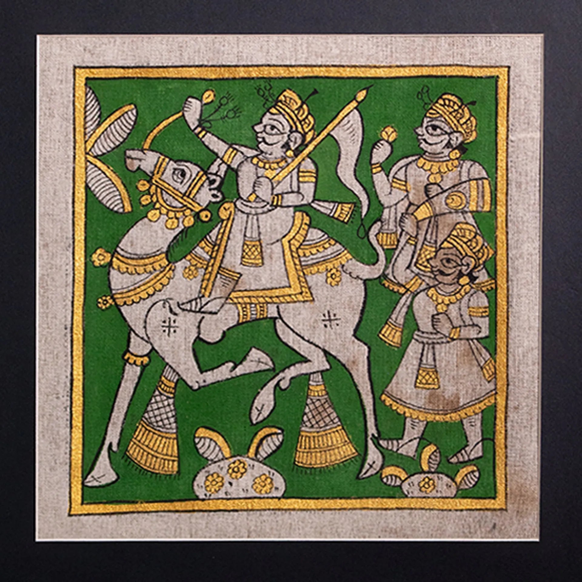 Phad - Traditional Phad mini with golden touch