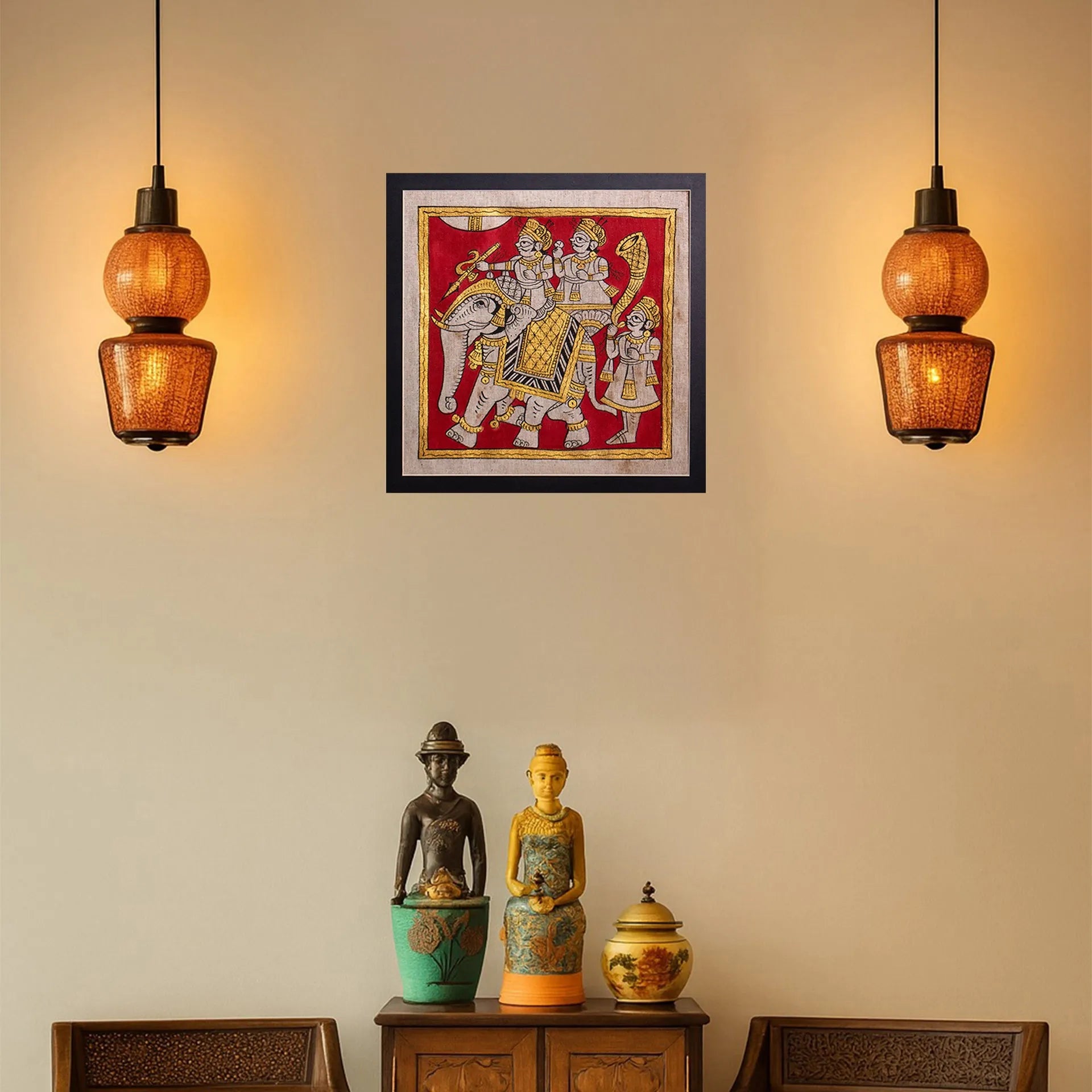 Phad - Traditional Phad mini with golden touch