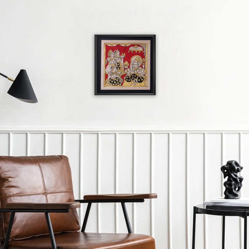 Phad - Traditional Phad mini with golden touch