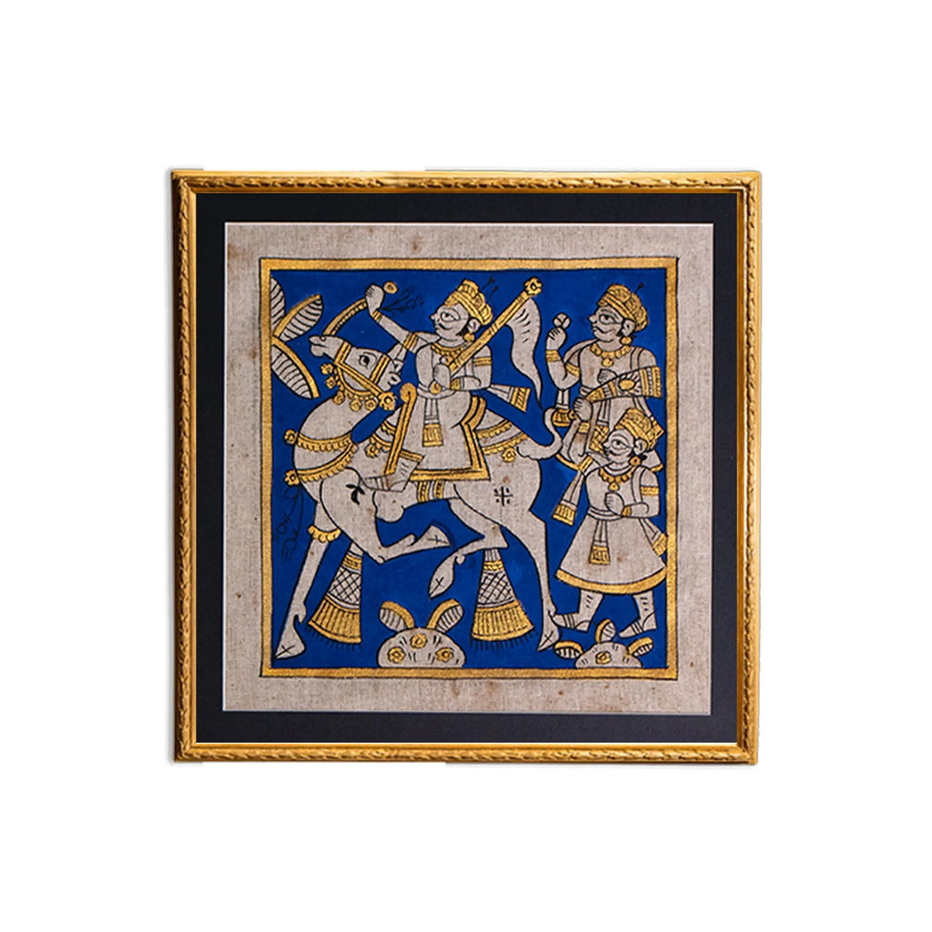 Phad - Traditional Phad mini with golden touch