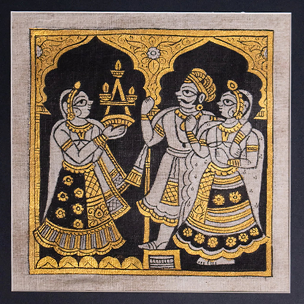 Phad - Traditional Phad mini with golden touch