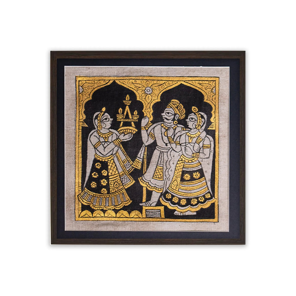 Phad - Traditional Phad mini with golden touch