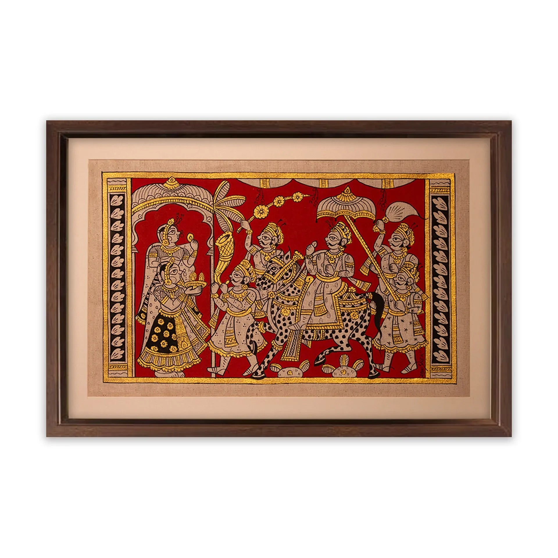 Phad - Medium Phad with golden touch